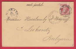 177522  / 1908 - KING LEOPOLD II , TO LESKOVETZ , SOFIA BULGARIA Belgique Belgium Belgien Belgio - Otros & Sin Clasificación
