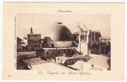 FRENCH LEVANT, CARTE POSTALE De JERUSALEM - Les Coupoles Du Saint Sepulcre - Cartas & Documentos