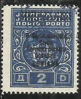 OCCUPAZIONE ITALIANA LUBIANA 1941 TASSE TAXES SEGNATASSE POSTAGE DUE COMMISSARIATO 2 D USATO USED OBLITERE´ - Lubiana