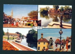 ENGLAND  -  St Ives  Multi View  Used Postcard As Scans - Huntingdonshire