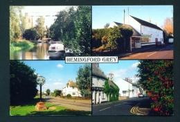 ENGLAND  -  Hemingford Grey  Multi View  Used Postcard As Scans - Autres & Non Classés