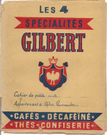 PROTEGE CAHIER CAFE GILBERT - Café & Té