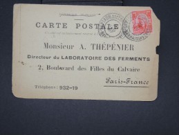 BRESIL - Carte Publicitaire Réponse Pour Paris En 1912 - à Voir - Lot P7633 - Storia Postale