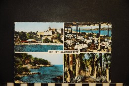 CP, 06, ILE SAINTE MARGUERITE Cannes Multivues Edition Bar Restaurant A La Guerette - Cannes