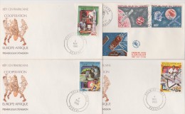 CENTRAFRICAINE + CONGO    4   FDC   SPACE   Réf   0258 - Other & Unclassified