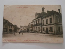 CPA 90 GIROMAGNY Place De L'Hôtel De Ville 1924 - Giromagny