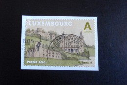 Luxembourg - Année 2010 - Châteaux De La Vallée De L'Esch - Y.T. 1803 - Oblitéré (sur Fragment) - Used - Gestempeld - Oblitérés