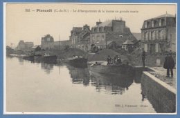 22 - PLANCÖET -- Le Débarquement De La Marne En Grande Marée - Plancoët