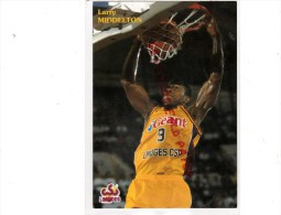 87 - LIMOGES - CSP -  BASKET BALL- SAISON 95-96- LARRY MIDDELTON - Pallacanestro