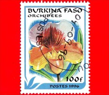 BURKINA FASO - Nuovo Oblit. - 1996 - Fiori - Orchidee - Paphiopedilum - 100 - Burkina Faso (1984-...)