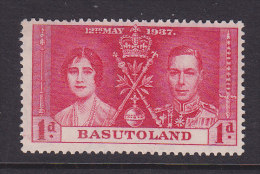 Basutoland 1937 Mi. 15     1d. George VI. Coronation MH* - 1933-1964 Colonia Británica