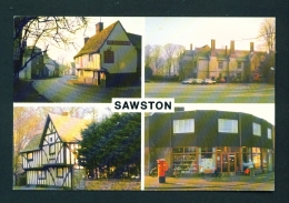 ENGLAND  -  Sawston  Multi View  Used Postcard As Scans - Autres & Non Classés