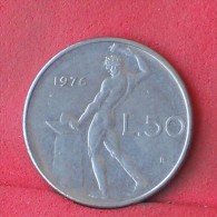 ITALY  50  LIRE  1976   KM# 95,1  -    (Nº12147) - 50 Lire