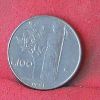 ITALY  100  LIRE  1991   KM# 96,2  -    (Nº12153) - 100 Lire