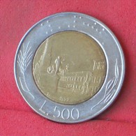 ITALY  500  LIRE  1995   KM# 111  -    (Nº12158) - 500 Liras