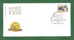INDIA 2012 Inde Indien - E.S.I.C  EMPLOYEES STATE INSURANCE CORPORATION - FDC MNH ** -  As Scan - Lettres & Documents