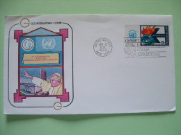 United Nations - New York 1979 Special Cover - Pope John Pñaul II - Disaster UNDRO - Storia Postale