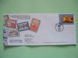 United Nations - New York 2000 FDC Cover To USA - Granada Spain UNESCO World Heritage - Briefe U. Dokumente