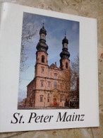 EN ALLEMAND - RELIGION ST PETER IN MAINZ - Dr WILHELM JUNG - Archäologie