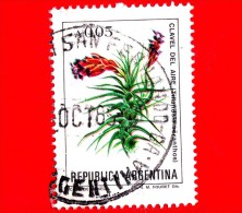 ARGENTINA - Usato -  1985 - Fiori - Flowers - Fleurs - Tillandsia Aeranthos -  0.05 - Gebraucht