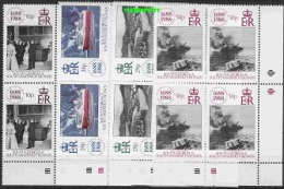 South Georgia 1988 Lloyd´s List 4v Bl Of 4 (corners) ** Mnh (22833) - Südgeorgien