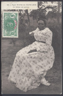 GUINEE -  " CARTE POSTALE TYPE FEMME DE SIERRA-LEON EN TENUE DE SOIREE " - - Guinée Française