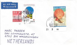 Delcampe - Hong Kong 1998 Ship Sea Shell Clam Bus Transport Cover - Coneshells