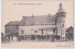86 MONTS-SUR-GUESNES - Le Château - Café Du Commerce - Monts Sur Guesnes