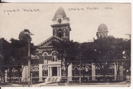 Carte Postale Photo CROWN POINT (Etats-Unis-Indiana) Court House-AUTOMOBILE-VOITURE- VOIR 2 SCANS - - Otros & Sin Clasificación