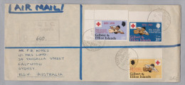 OZ Gilbert&Ellice Island 1970-04-03 Bairiki Tarawa R-Brief Nach Sydney - Îles Gilbert Et Ellice (...-1979)