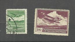 Tchécoslovaquie Poste Aérienne N°10, 13 Cote 2.30 Euros - Airmail