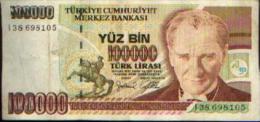 TURQUIE - 100.000 Lires 14 Ocak 1970 - Turquie