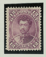 USA Hawai 1882/90 Mi # 31 * Falz 12Cent - Hawaï