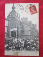 JOSSELIN (morbihan) La Procession Timbrée 1917 - Einweihungen