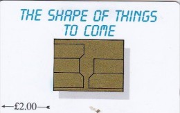 Isle Of Man, MAN 071, 2 £, The Shape Of Things To Come, 2 Scans.   Please Read - Isle Of Man