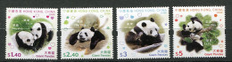 (cl. 8 - P44) Hong Kong ** N° 1397 à 1400 (ref. Michel Au Dos) - Pandas - - Nuevos