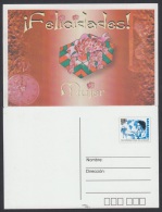2001-EP-12 CUBA 2001. Ed.56b. INTERNATIONAL WOMEN'S DAY. POSTAL STATIONERY. ERROR DE CORTE. GIFT. WATCH. FLOWERS. UNUSED - Covers & Documents