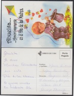 2001-EP-31 CUBA 2001. Ed.57zf. MOTHER DAY SPECIAL DELIVERY. POSTAL STATIONERY. NIÑO MAGO. CHILDREN. MAGICIAN. FLOWERS. U - Covers & Documents