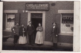 Carte Postale Photo CAFE D´ALLEMAGNE Jean PIRE-DARIMONT  LIEGE Ou VERVIERS (Belgique) à Confirmer ? Quina Goffinet Liège - Liege