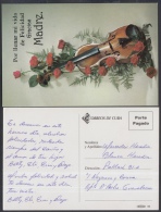 2001-EP-71 CUBA 2001. Ed.57c. MOTHER DAY SPECIAL DELIVERY. POSTAL STATIONERY. VIOLIN CON ROSAS. FLORES. FLOWERS. USED. - Lettres & Documents