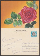 1983-EP-82 CUBA 1983. Ed.133a. MOTHER DAY SPECIAL DELIVERY. POSTAL STATIONERY. ROSA ROJA. ROSES. FLORES. FLOWERS. USED. - Storia Postale
