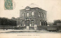 CPA - SAINTE-GENEVIEVE (60) - Aspect De La Mairie En 1900 - Sainte-Geneviève