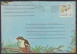 1987-EP-151 CUBA 1987. Ed.203. ENTERO POSTAL. POSTAL STATIONERY. TOCOLORO. AVES. BIRDS. C. CLASIF DE LA HABANA. USED. - Lettres & Documents