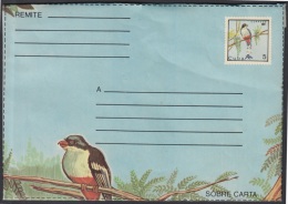 1987-EP-152 CUBA 1987. Ed.203. ENTERO POSTAL. POSTAL STATIONERY. TOCOLORO. AVES. BIRDS. UNUSED. - Cartas & Documentos