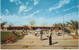 Mesa Arizona, La Mesita Lodge, Auto, Shuffleboard Game, C1950s/60s Vintage Postcard - Mesa