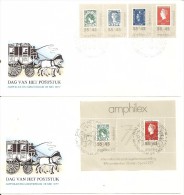 Pays-Bas Netherlands 1977 Amphilex Avec Diligence Mail Coach Obl - Lettres & Documents