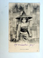 Carte Postale Ancienne : MYANMAR , BIRMANIE : Jeune Fille Birmane, En 1905, SUPERBE - Myanmar (Burma)