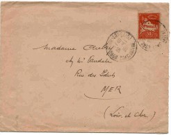 Algérie Lettre Bord Bou Arreridj / Constantine1935 - Lettres & Documents