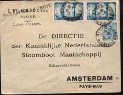 Algérie Lettre Alger 1934 Pour Amsterdam Pays-Bas - Briefe U. Dokumente