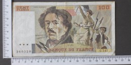 FRANCE  100  FRANCS  1989     -    (Nº12189) - 100 F 1978-1995 ''Delacroix''